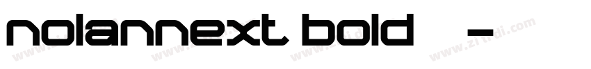 nolannext bold 粗体字体转换